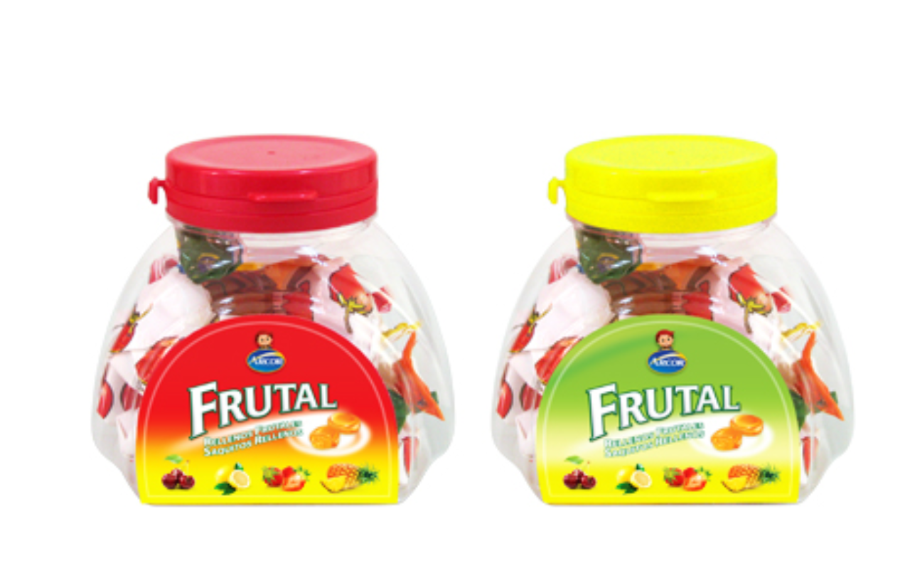 Kẹo Rellenos Frutales Hũ Nhựa 90g