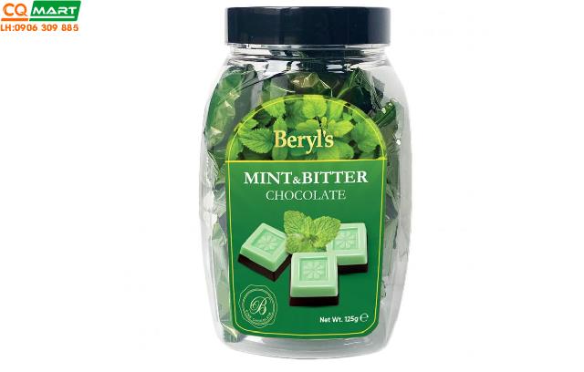 Chocolate Beryl's Mint And Bitter 125g