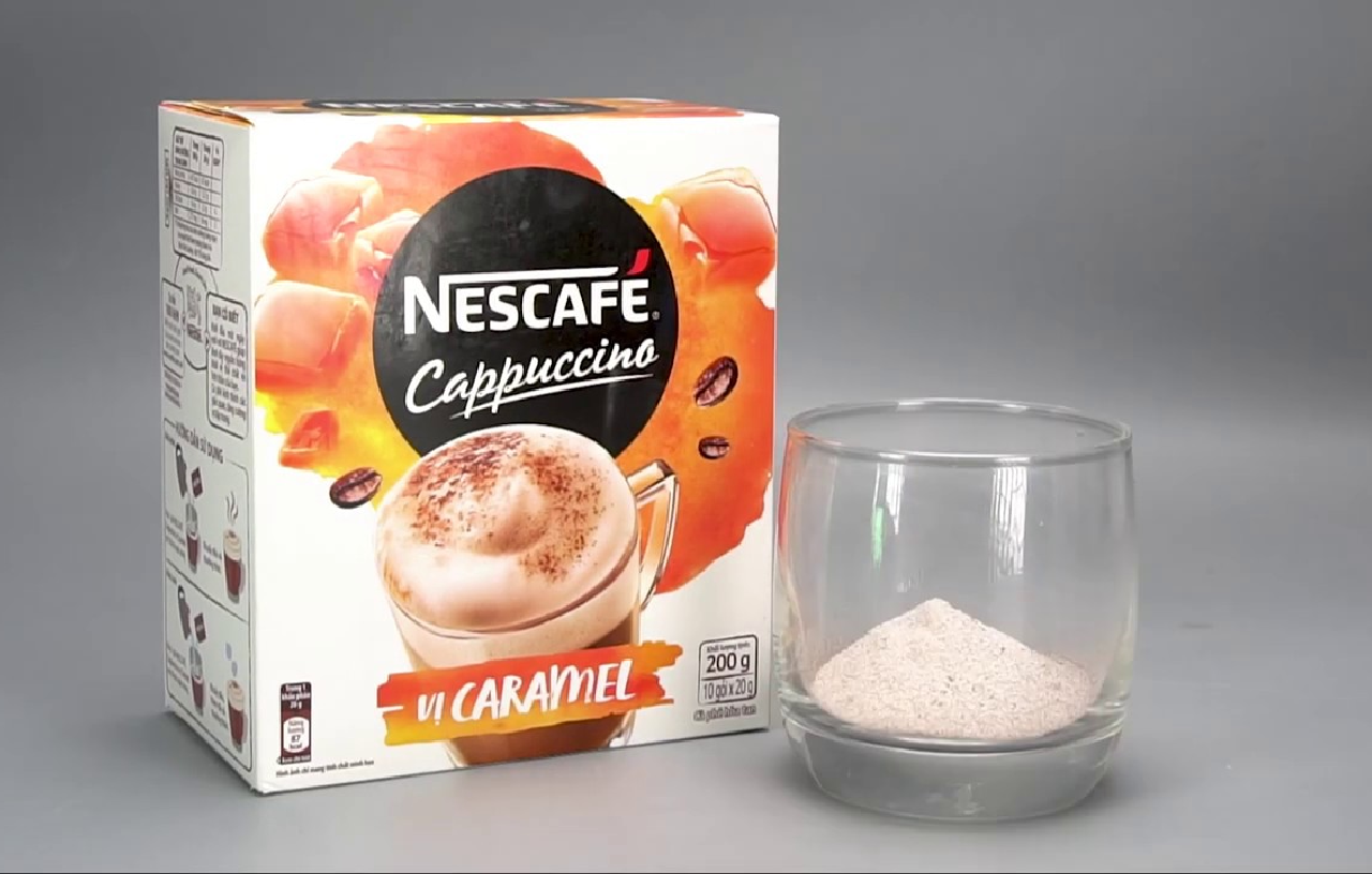 Nescafe Cappuccino Vị Caramel 200g