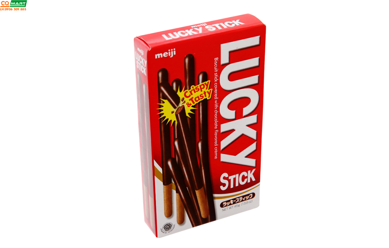 Bánh Que Meiji Lucky Stick Socola 45g  