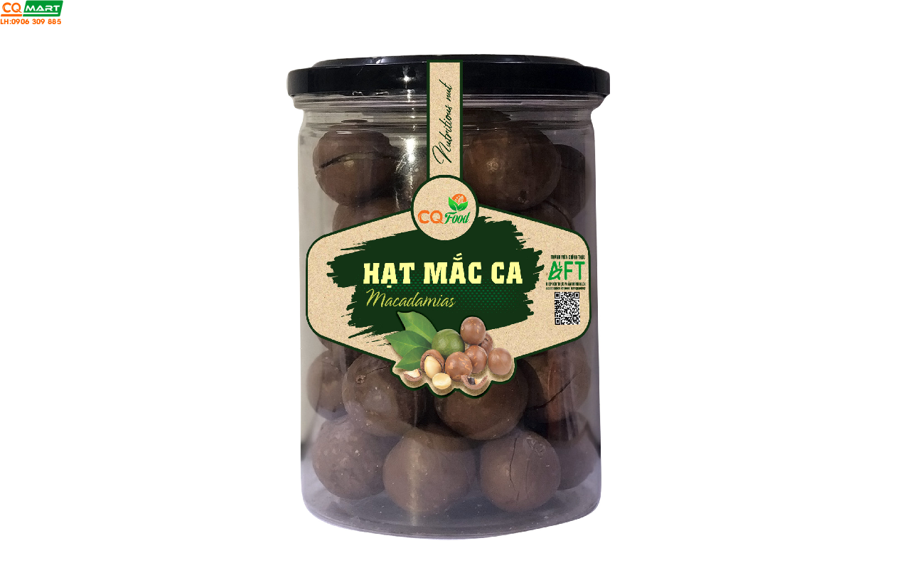 Hạt Macca CQ Food 300g - Hũ Nhựa