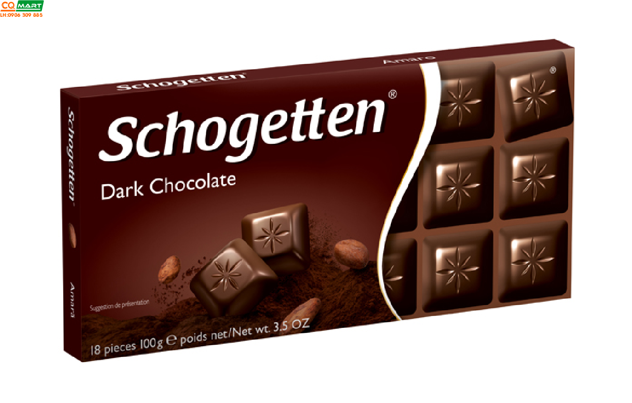 Chocolate Schogetten 100gr - Dark Chocolate