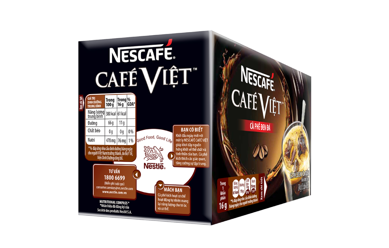 Nestcafe Cà phê Việt Đen Đá 240g 