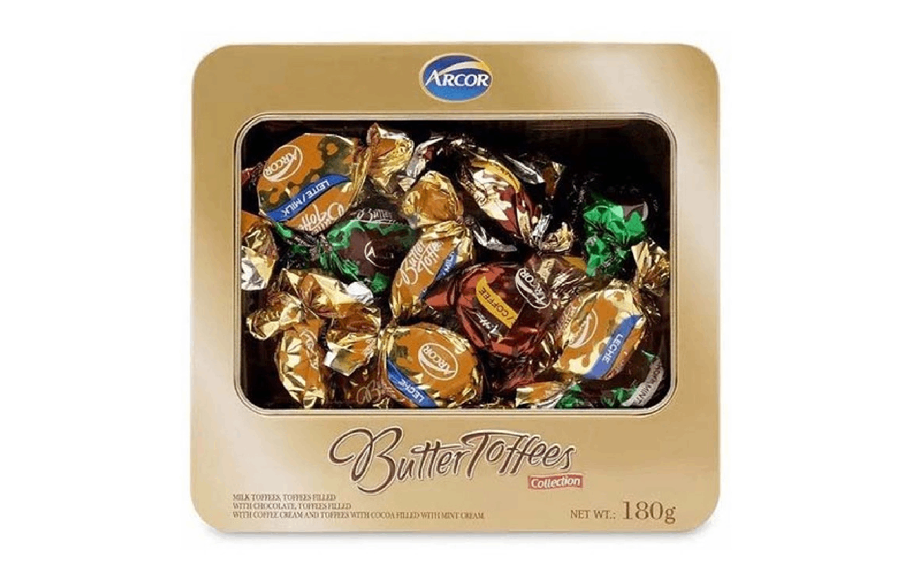 Chocolate Butter Toffees Gương 180gr