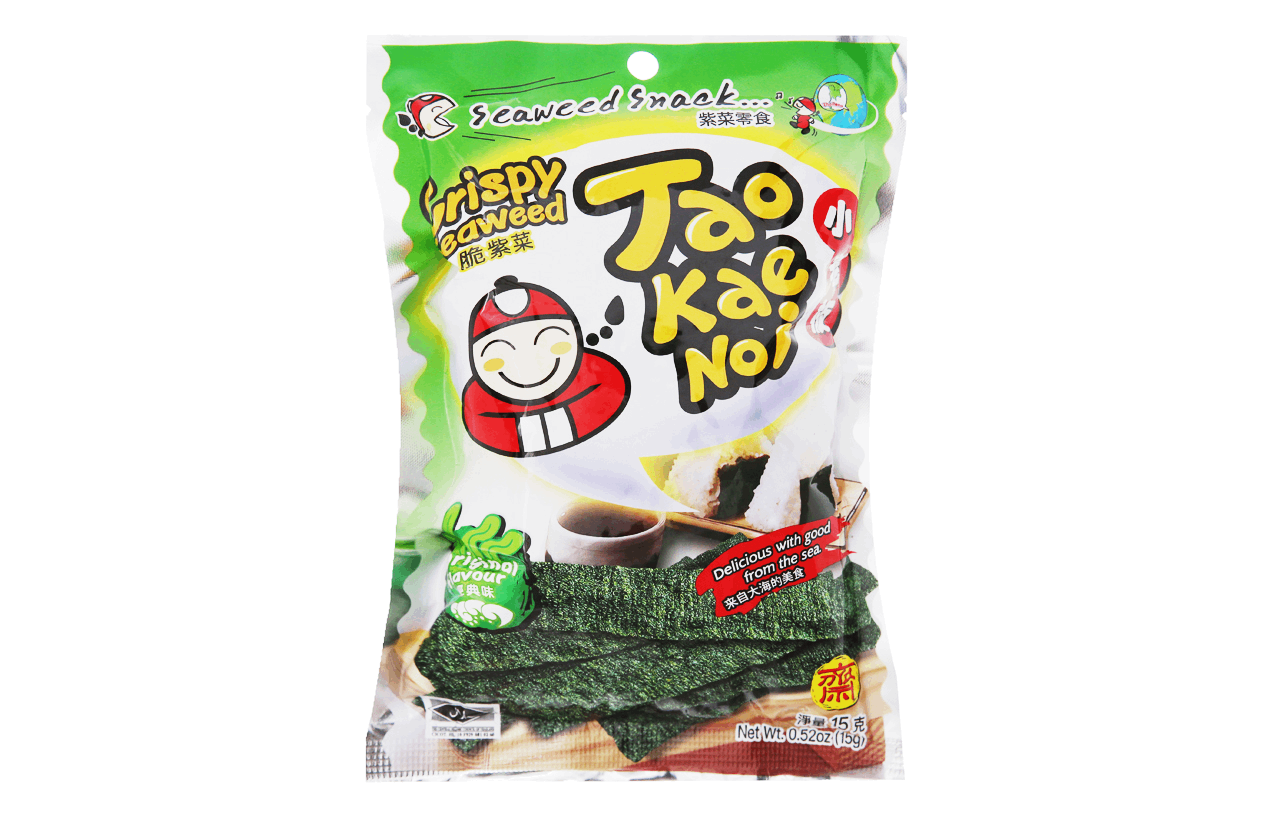 Snack Rong Biển Giòn Vị Truyền Thống Tao Kae Noi Gói 15g