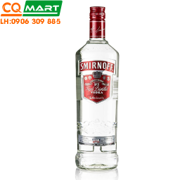 Rượu Nga Vodka Smirnoff Red 37.5% Chai 700ml 
