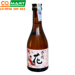 Rượu Nhật Bản Sake Nishinoseki Hana 15% Chai 300ml