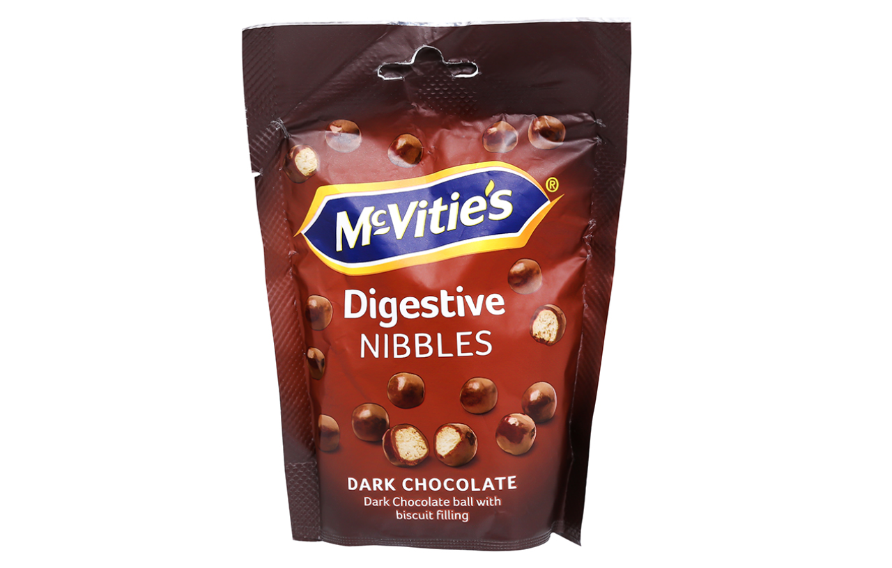 Bánh Bi Phủ Socola Đen McVitie's Digestive Nibbles 80g