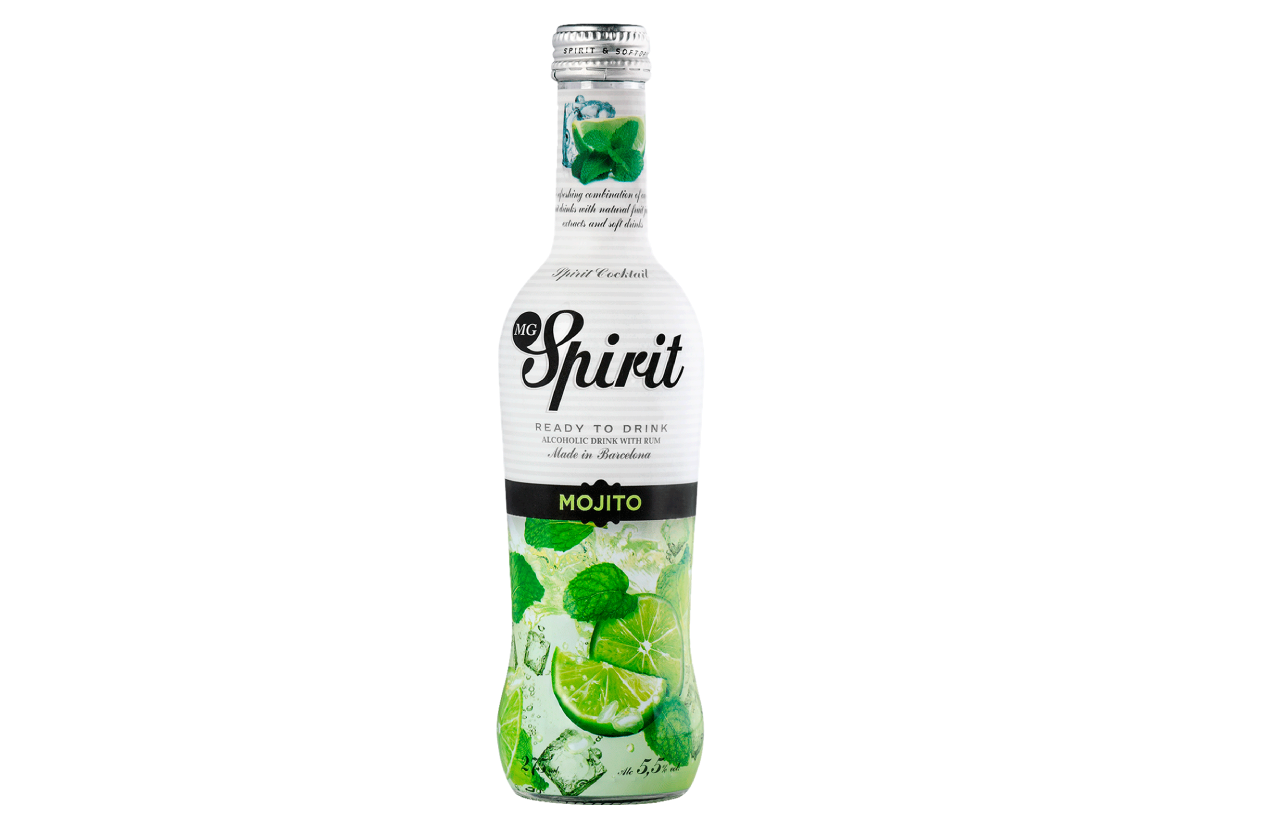 Rượu Trái Cây MG Spirit Vodka Mojito 5,5% – Chai 275ml