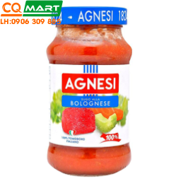 Sốt Mì Ý Bò Bằm Bolognes Agnesi Ý