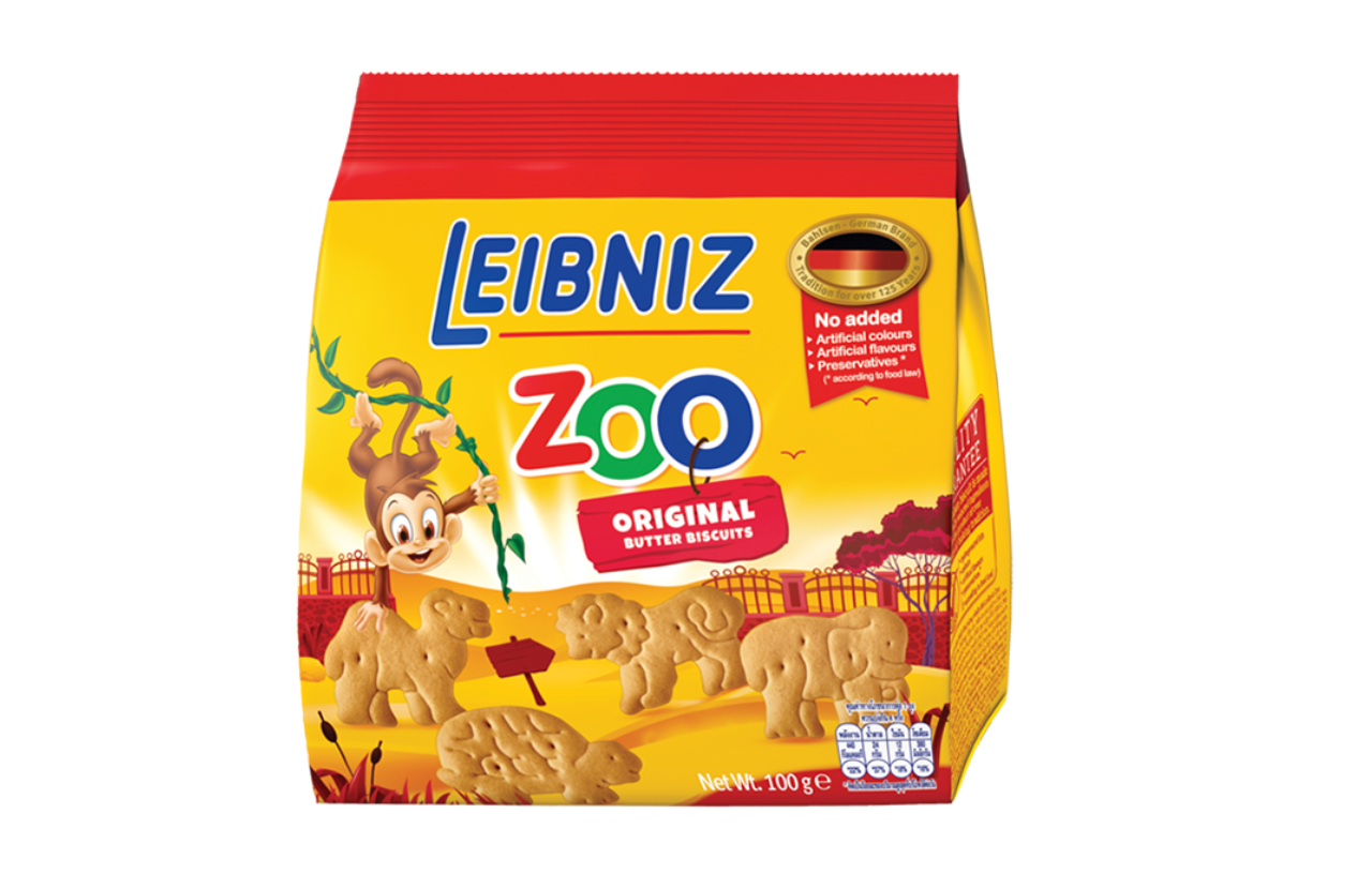  Bánh Quy Bơ Hình Thú Sữa Và Mật Ong Leibniz Zoo 100g