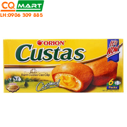 Bánh Kem Trứng Custas Hộp 141g (6 cái)