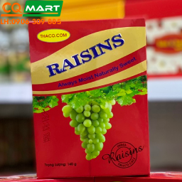 Nho Khô Raisin Hiệu Thaco Hộp 140g