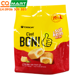 Bánh Ăn Sáng C'est Bon Sợi Thịt Gà Sốt Kem Phô Mai (5 gói x 20,3g)