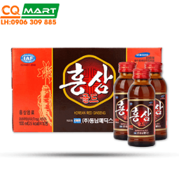Nước Uống Hồng Sâm  Korean Red Ginseng 100ml Hộp 10 Lọ
