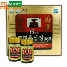 Cao Hồng Sâm 365 Hàn Quốc 6 Năm Tuổi Hộp 2 Lọ x 240g