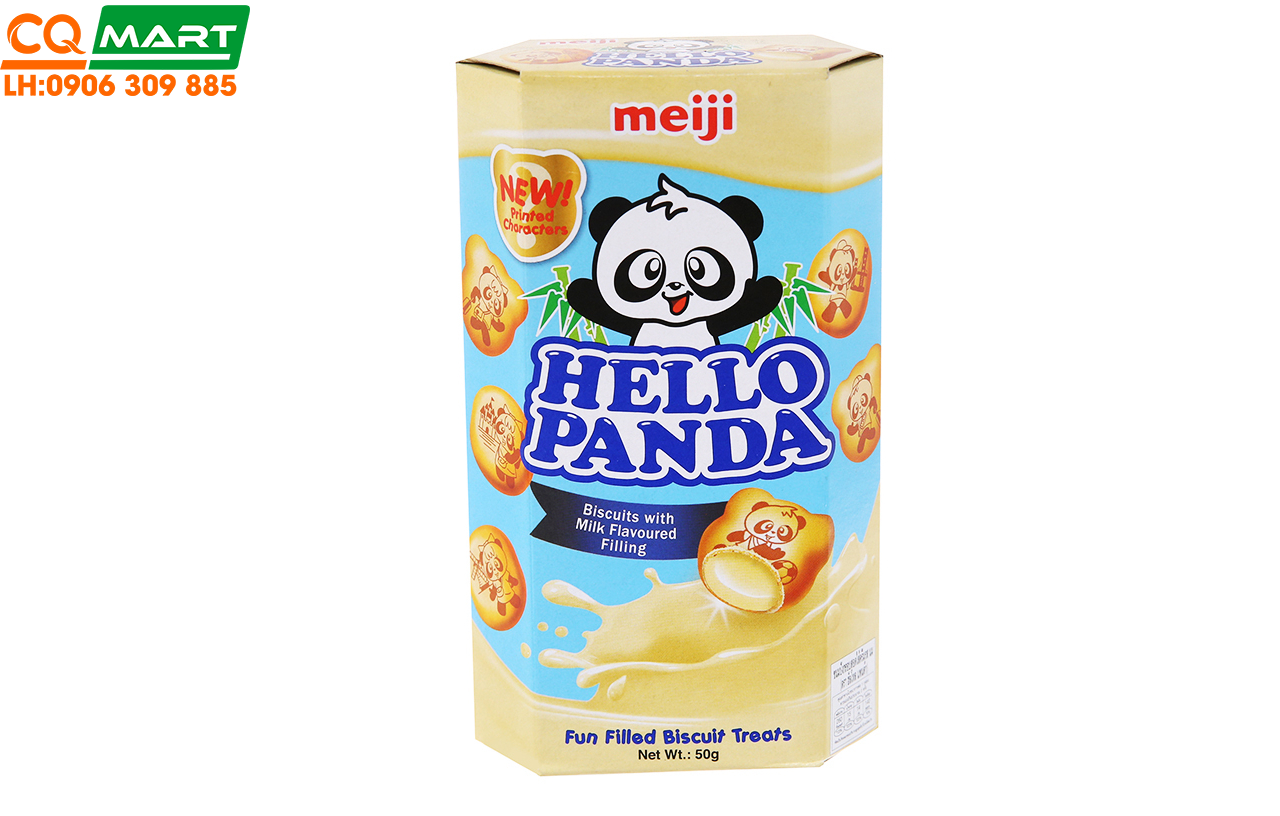 Bánh Vị Sữa Meiji Hello Panda Hộp 50g
