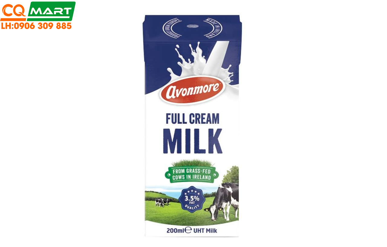 Sữa Tươi Tiệt Trùng Avonmore Nguyên Kem 200ml