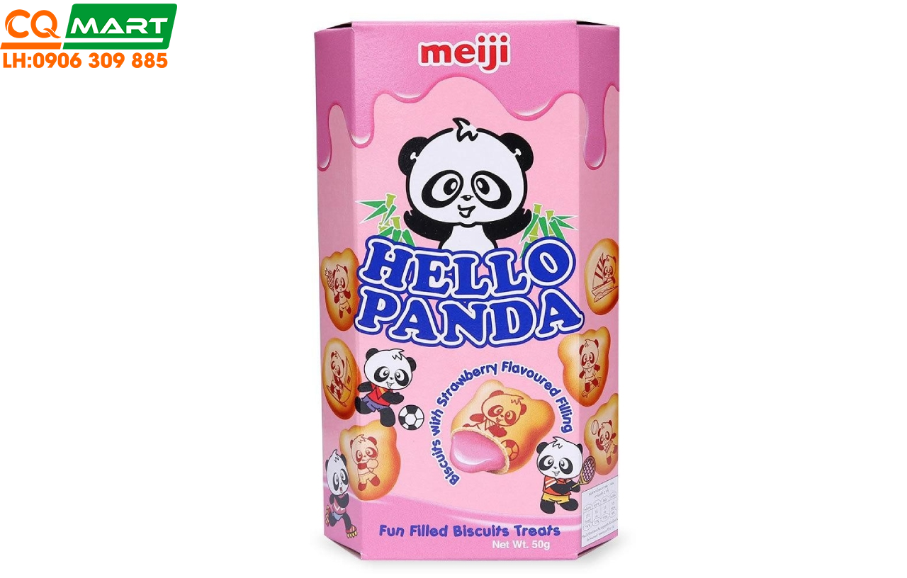 Bánh Gấu Hello Panda Dâu 50g