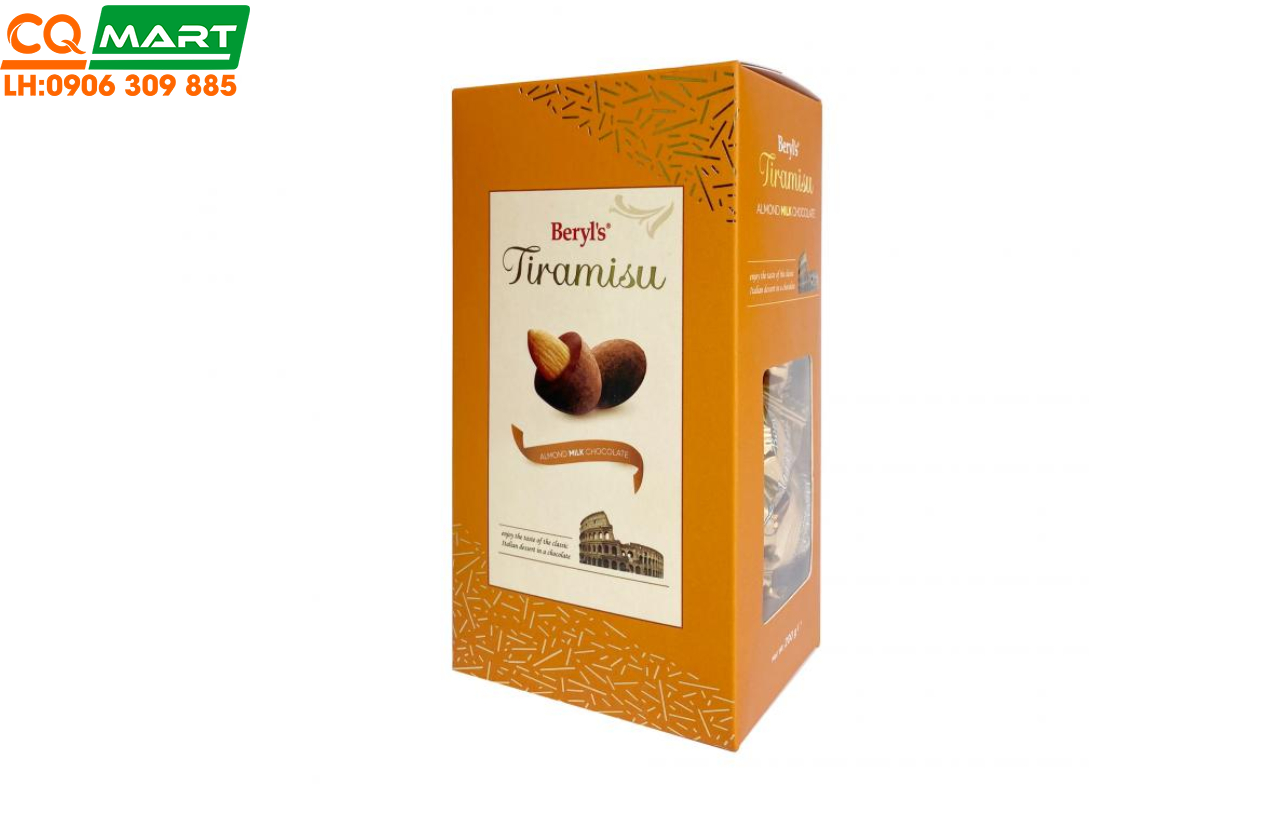 Beryl's Tiramisu Almond Milk Chocolate 200g