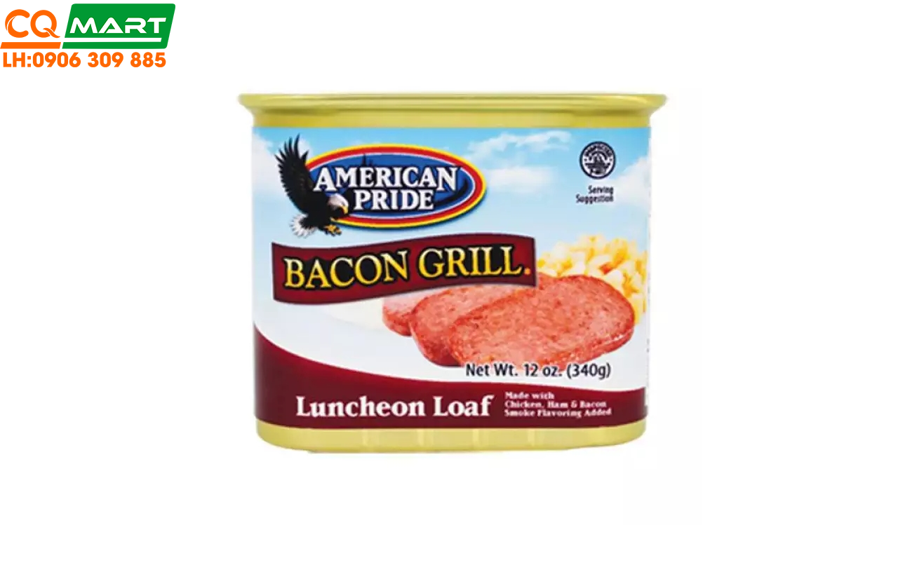 Thịt Hộp Xông Khói American Pride Bacon Grill 340g
