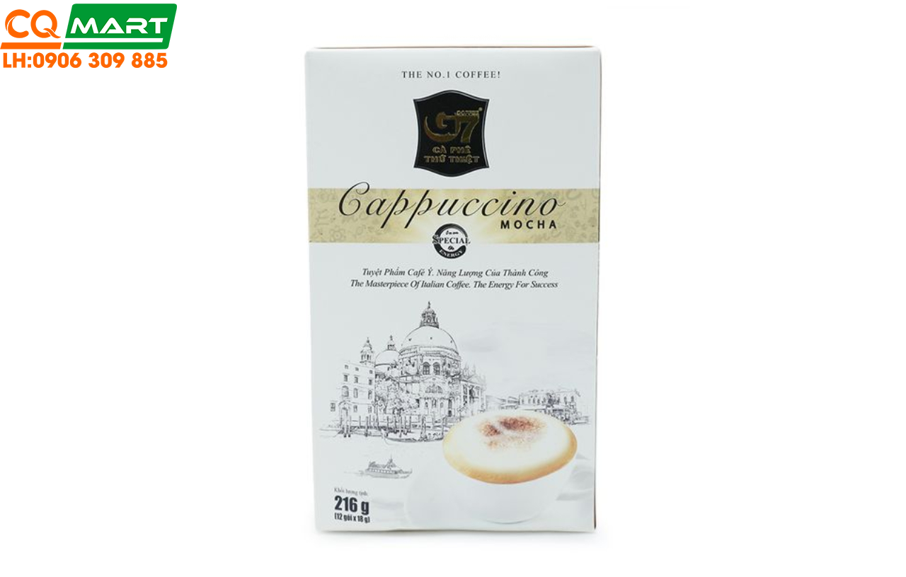 Cà Phê Cappuccino Mocha G7 Trung Nguyên Hộp 216g