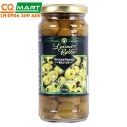 Olives Xanh Tách Hạt Latino Bella Hũ 235g