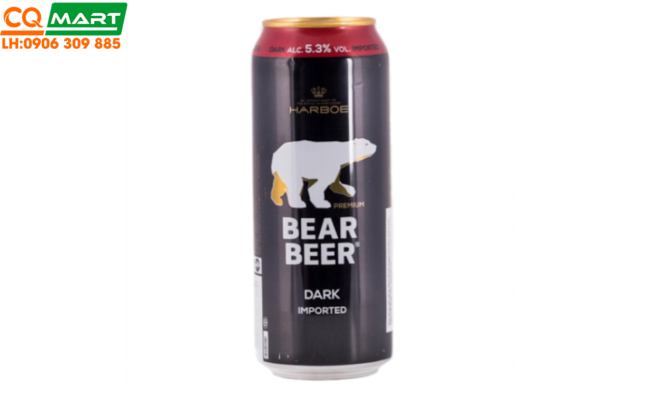 Bia Gấu Bear Beer Dark Imported 5.3% – Lon 500ml