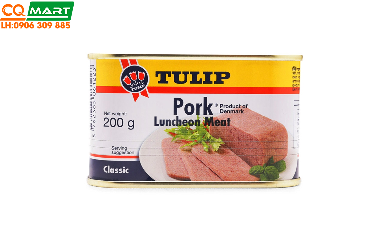 Thịt Heo Hộp Tulip Pork Luncheon Meat 200g