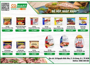 Đồ hộp nhập khẩu - Trào lưu tiêu dùng của người nội trợ hiện đại