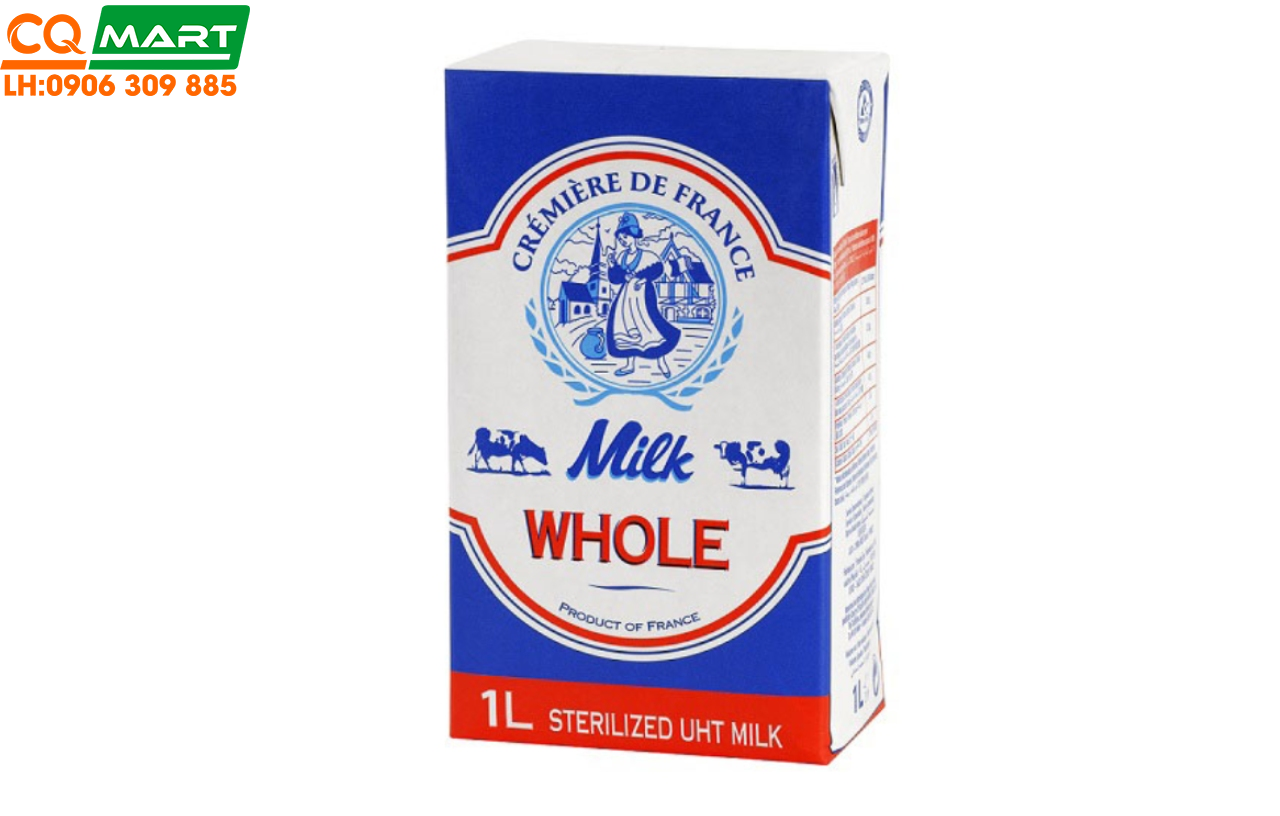 Sữa Tươi Nguyên Kem Crémìre De France 1L
