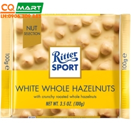 Chocolate Trắng Nhân Hạt Dẻ Hiệu Ritter Sport 100g