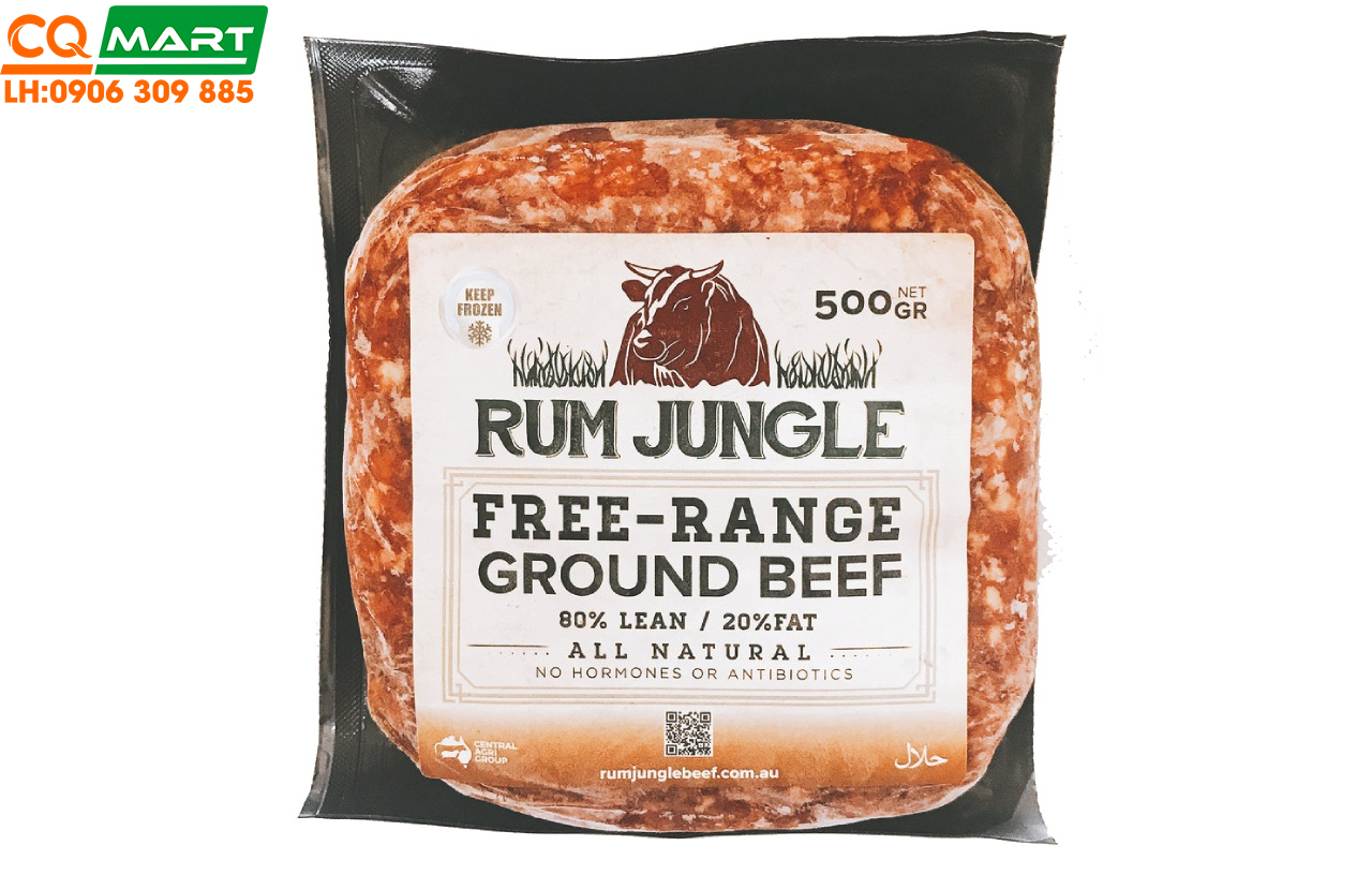 Thịt Bò Úc Xay Rum Jungle 500g