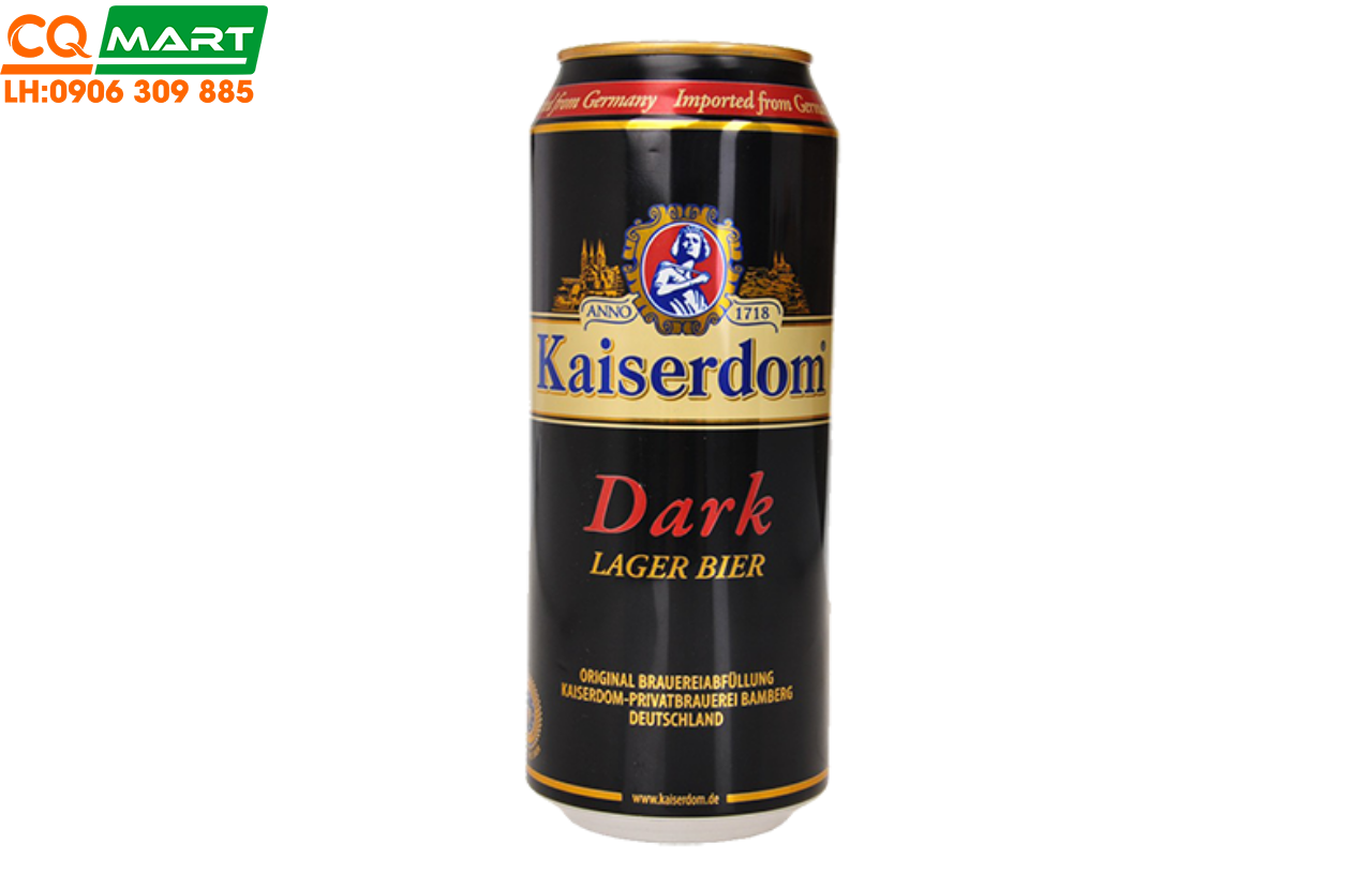 Bia Kaiserdom Dark 4,7% Lon Siêu To 1L