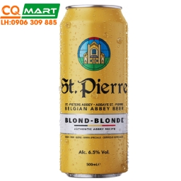 Bia St. Pierre Blond Blonde 6,5% Lon 500ml