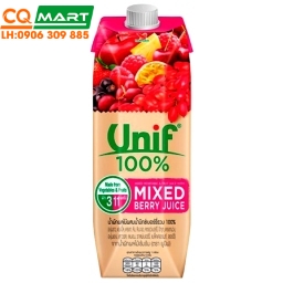 Nước Ép Rau Củ Unif Mixed Berry Hộp 1 Lít