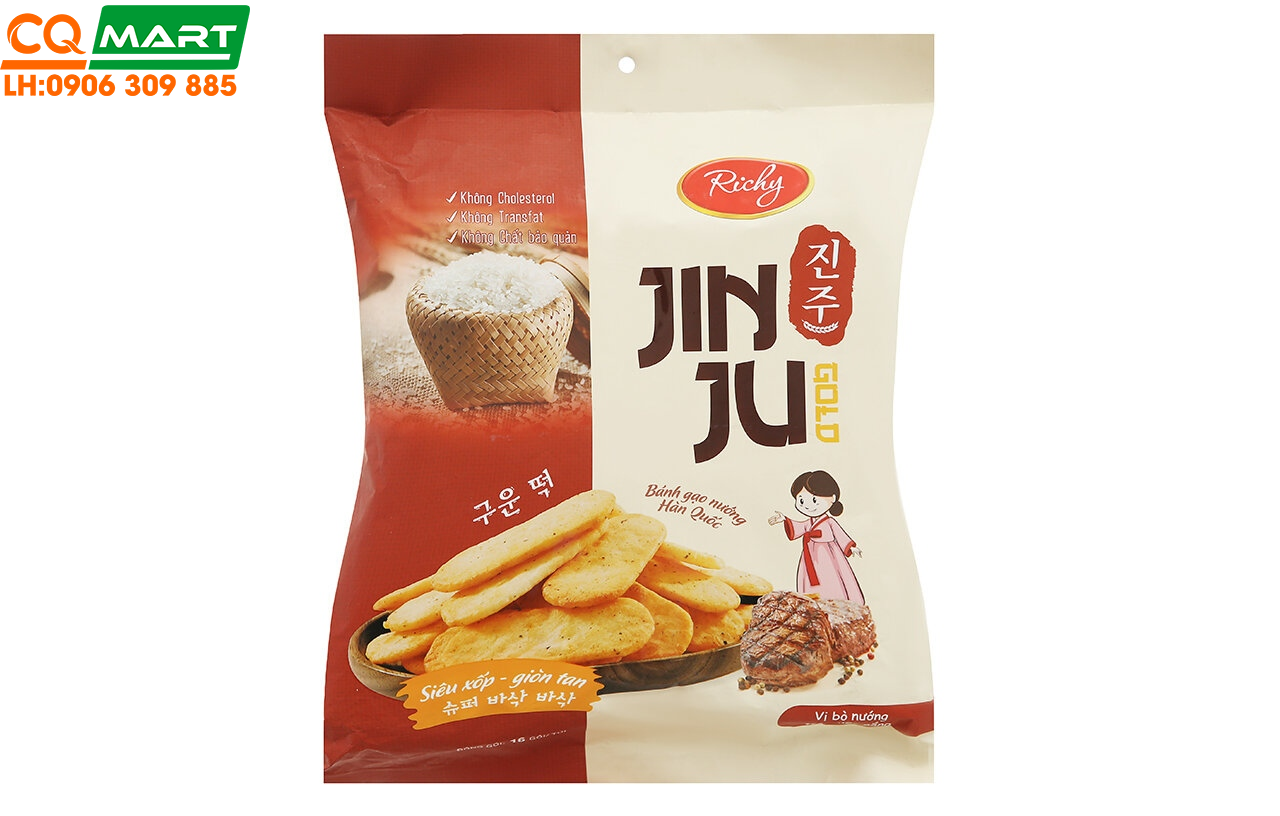 Bánh Gạo Richy Jinju Gold 134g