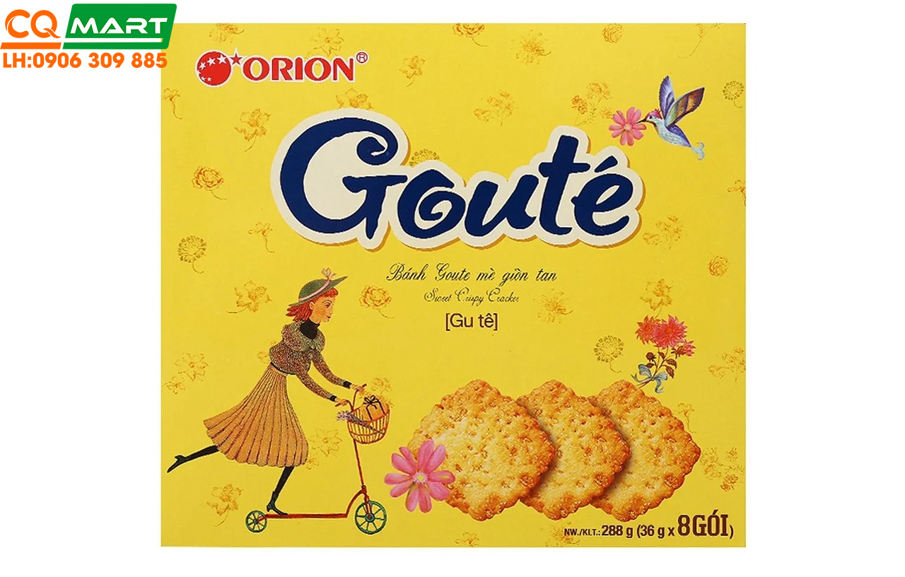 Bánh Goute Orion 8 Gói Hộp 288g
