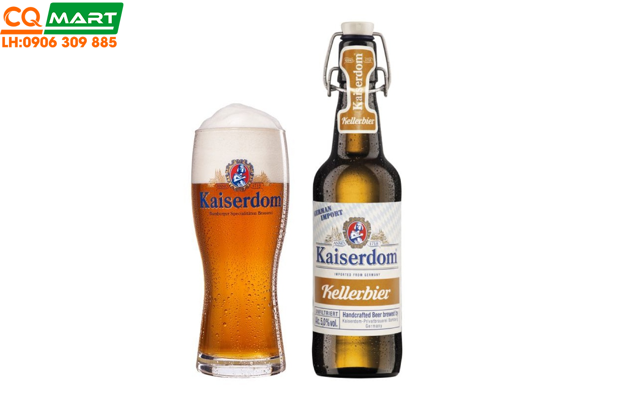Bia Đức Kaiserdom Kellerbier  5% Chai Nắp Bật 500ml