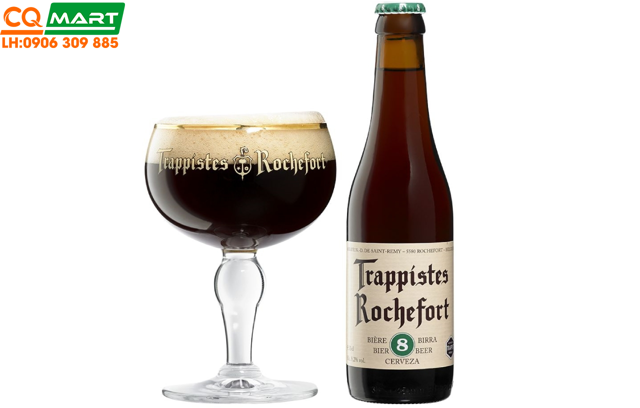Bia Bỉ Trappistes Rochefort 8 9,2% Chai 330ml