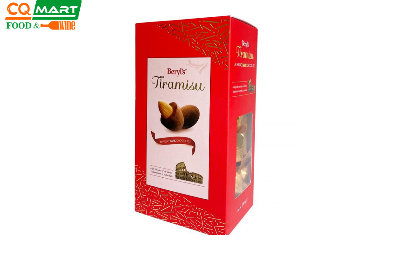 Socola Beryl's Tiramisu Almond Dark Chocolate 180g