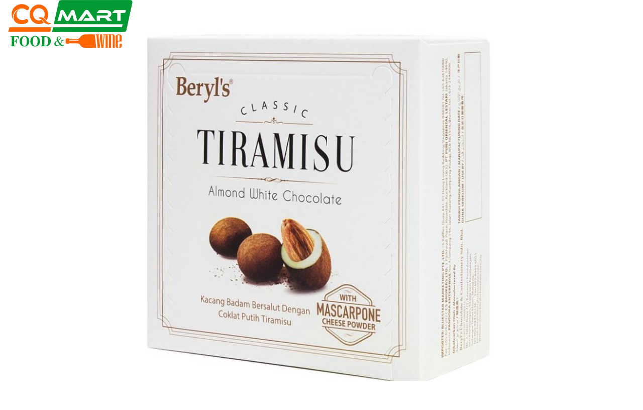 Socola Beryl's Classic Tiramisu Almond White 65g