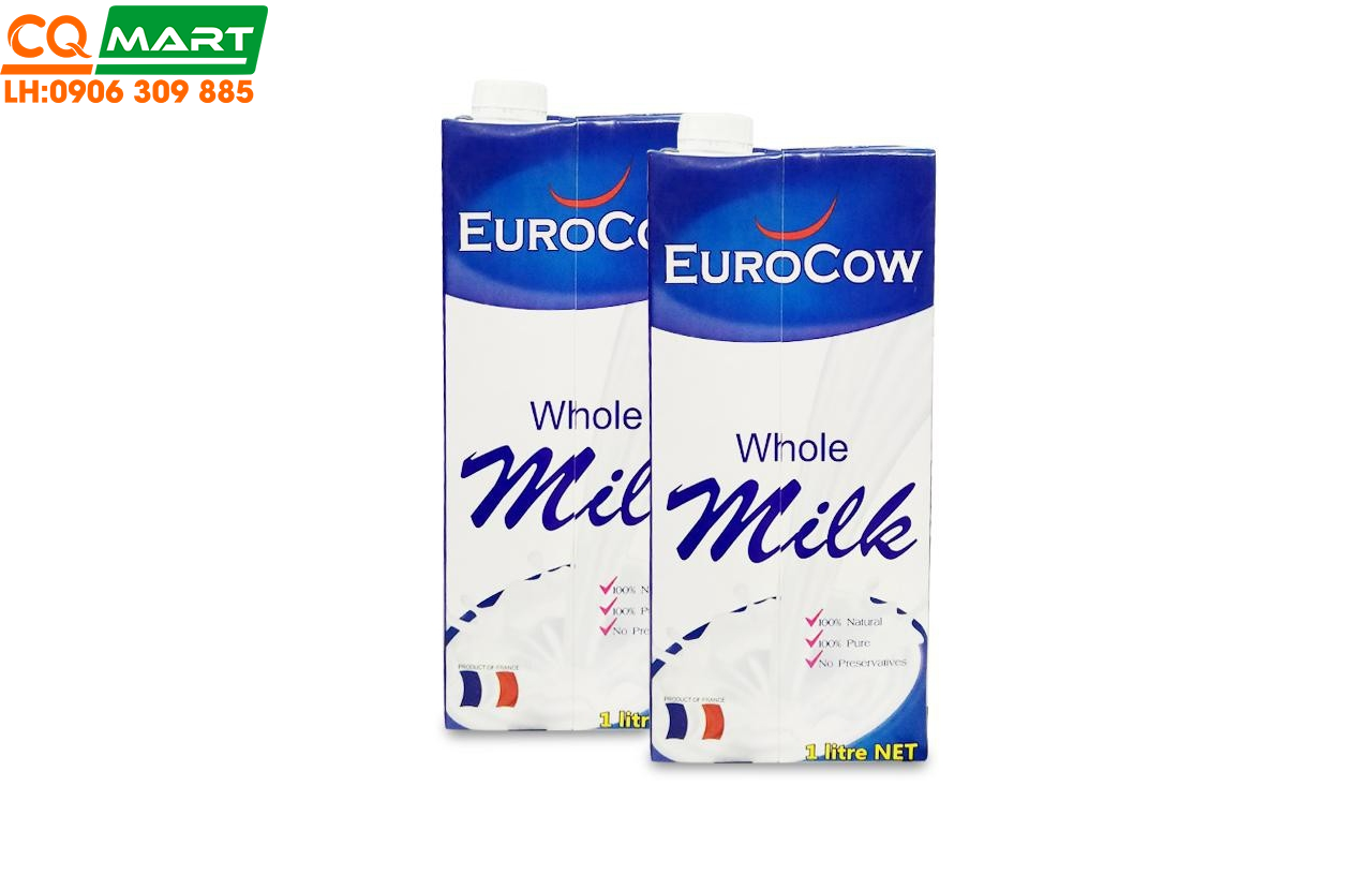 Sữa Tươi Pháp Nguyên Kem Eurocow Hộp 1L