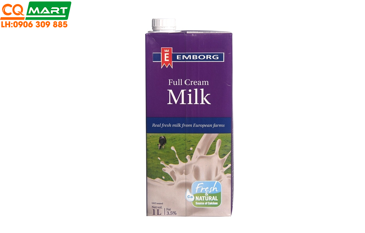 Sữa Tươi Nguyên Kem Đan Mạch Hiệu Emborg 1L
