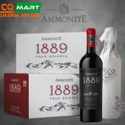 Vang Đỏ Argentina Ammonite 1889 Gran Reserva Nho Blend