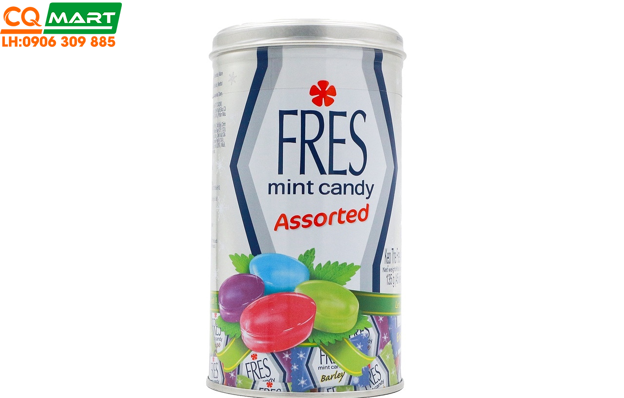 Kẹo Lon Bạc Hà Fres Mint Candy Assorted 135g
