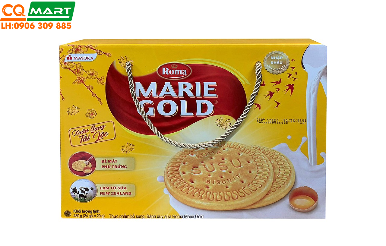 Bánh Quy Sữa Roma Marie Gold 480g
