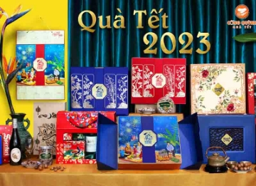 Review hộp quà tết 2023 xuân Quý Mão ấn tượng tại CQ MART