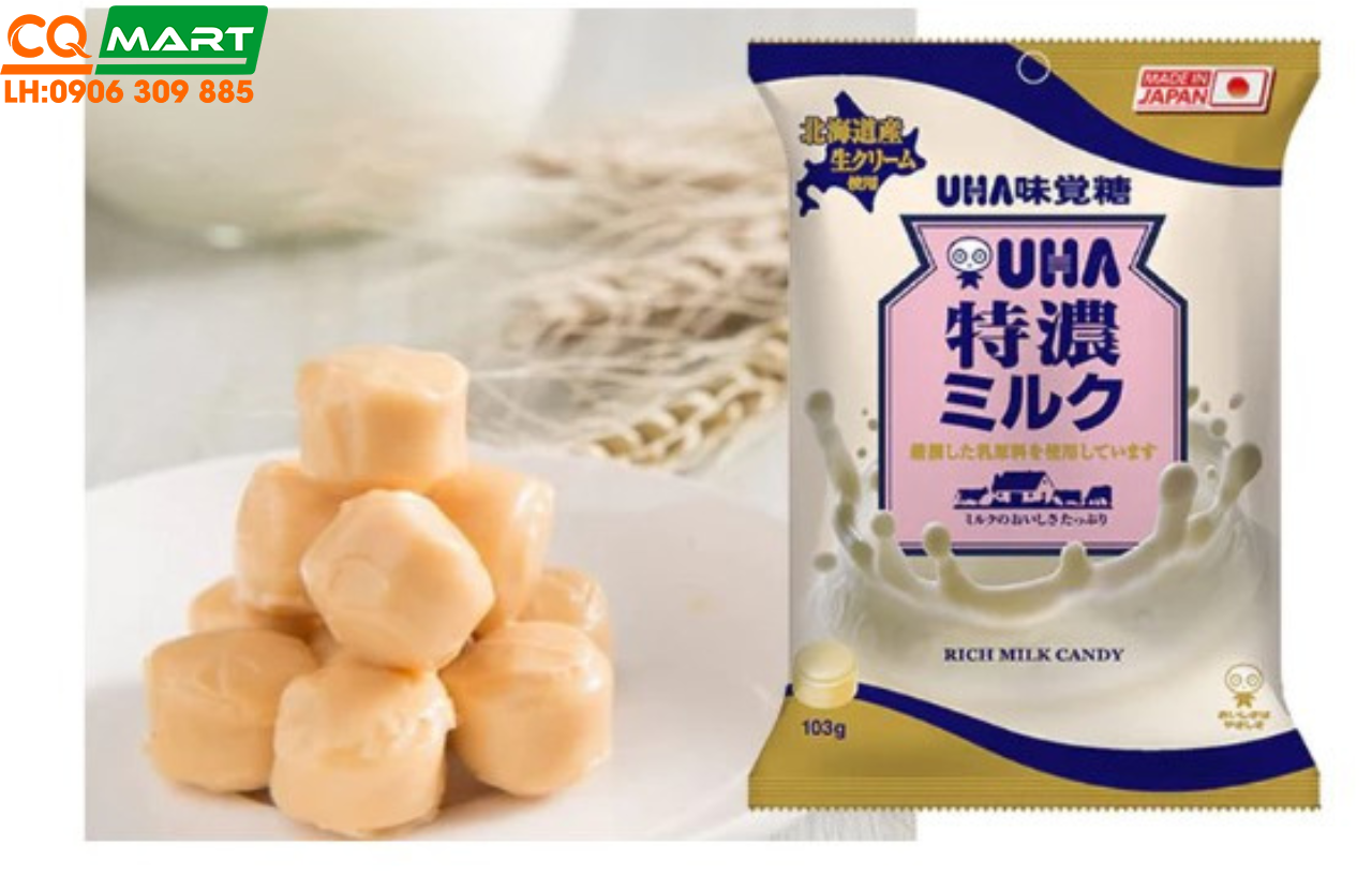 Kẹo UHA Sữa Tokuno 67g