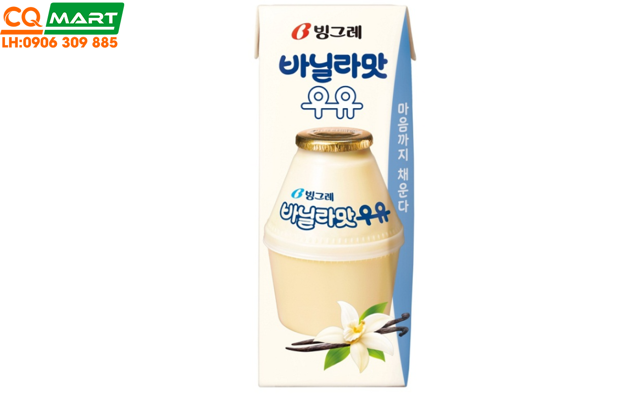 Sữa Trái Cây Hàn Quốc Binggrae Nhiều Vị Hộp 200ml